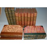 BOX; D'ARBLAY Ed, memoirs of Doctor Burney, London 1832, 3 vols, 8vo half morrocco, gilt; Diary