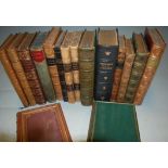 BOX, TENNYSON Alfred, 4 vols, morrocco, gilt a.e.g; and 2 vols calf; and a collection of 10 other