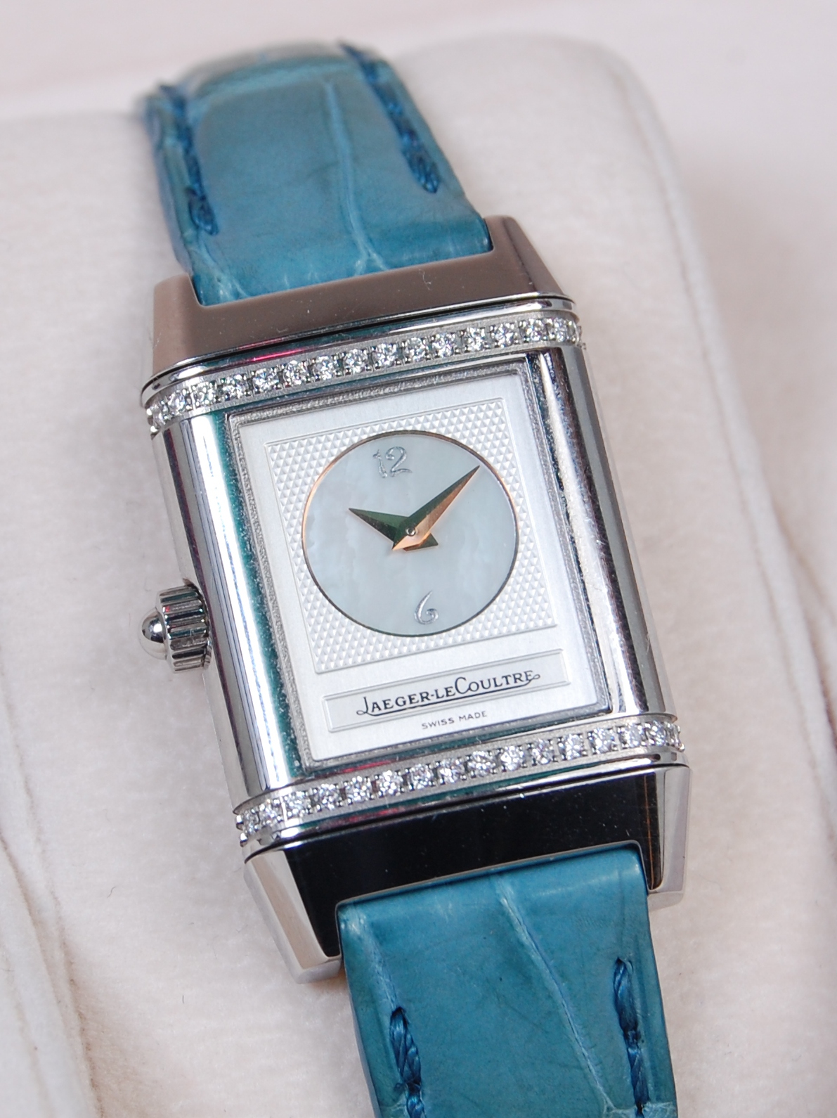 A ladies Jaeger le Coultre Reverso Ultra thin wristwatch, - Image 6 of 6
