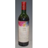 Baron Phillipe de Rothschild Château Mouton Rothschild, 1970, Pauillac, bottle numbered 04382,