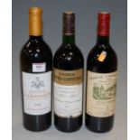 Château L'Arrosee, 2007, Saint-Emilion, one bottle; Chateau Boyd-Cantenac, 1992, Margaux,