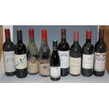 Miscellaneous red wines,(change to printed catalogue) to include; Santenay Premier Cru,