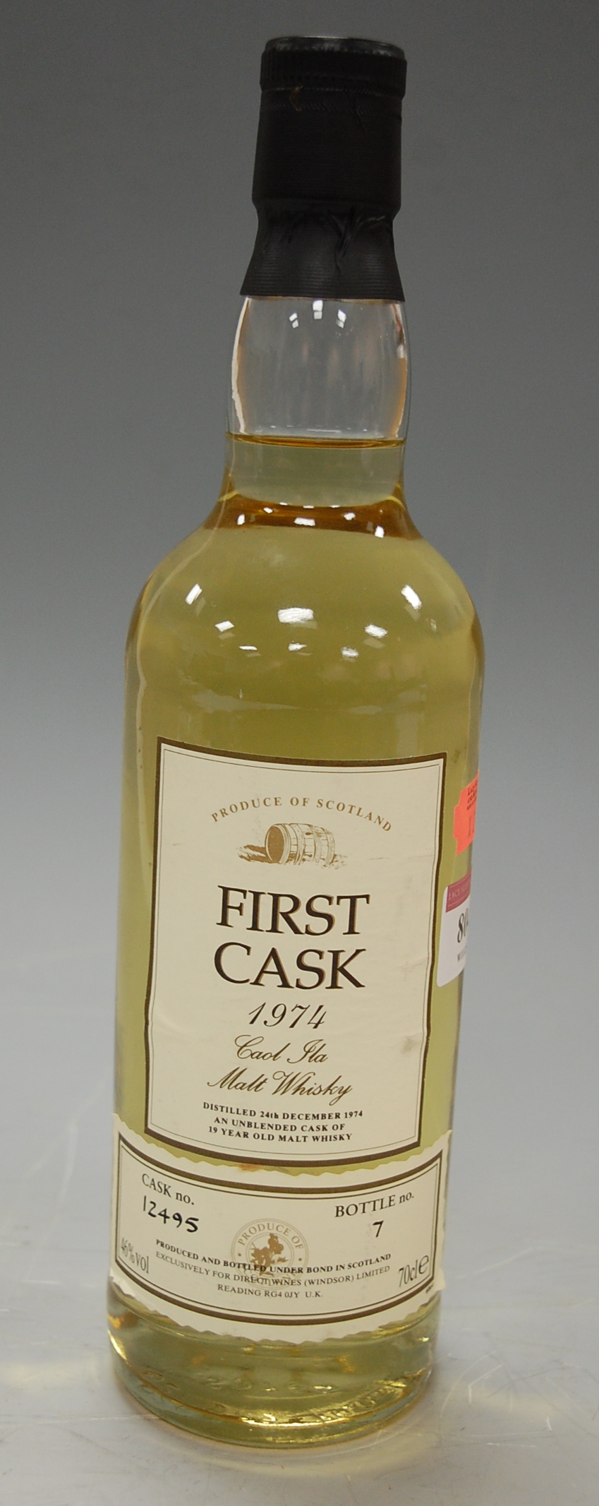 Caol Isla first cask 1974, 19 year old malt whisky, 70cl, 46%,