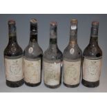 Château Gruaud-Larose, 1961 x2, 1966 x1, 1978 x1, vintage unknown x1,