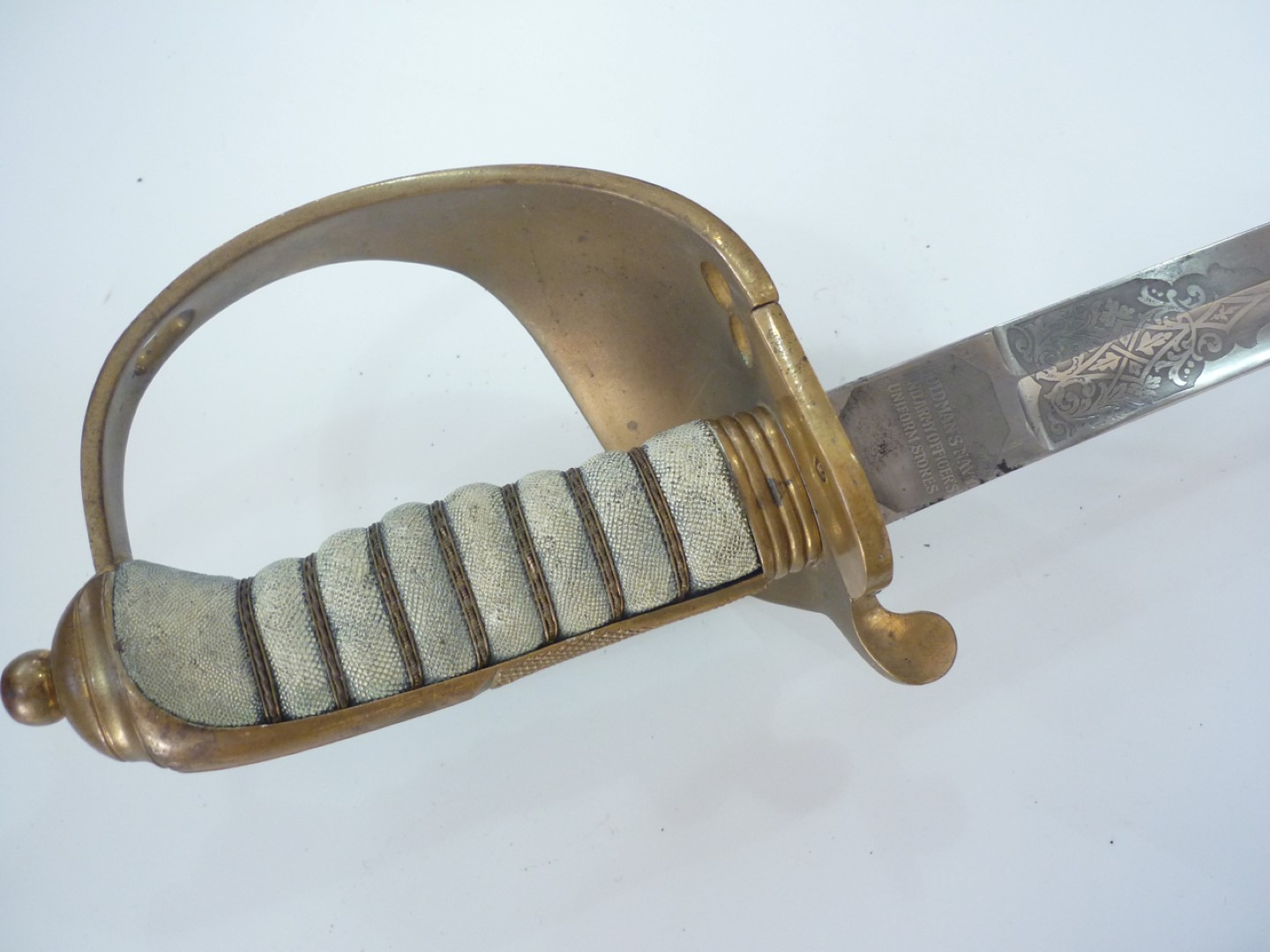 An early 20th Century Royal Navy officer's sword by Goodman's Navy and Army Officers' Uniform - Image 3 of 4