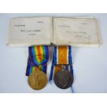 A British War and Allied Victory Medal pair to T4-186690 Dvr R T Watson, ASC, in issue cartons