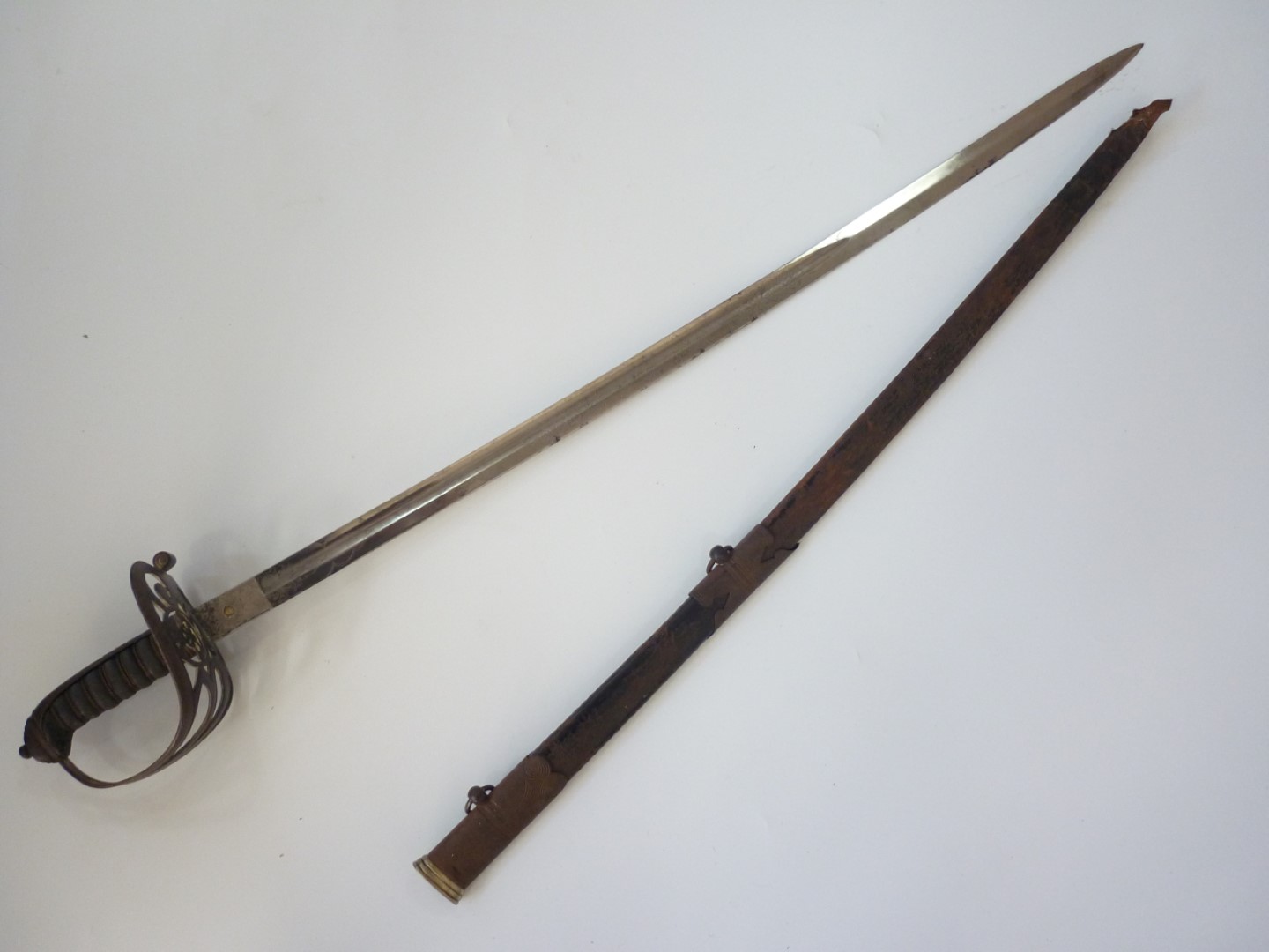 An 1822 Pattern Rifle Regiment Officer's sword, by Busain & Smith, 8 Gerrard Street, London, the