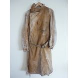 A First World War Royal Flying Corps leather flying coat