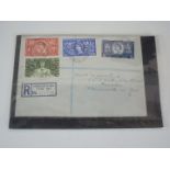 A first day cover of the 1953 Coronation stamps