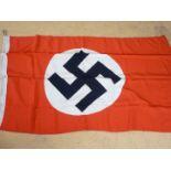 A Second World War German Naval flag by N V P F Vlissingen & Co, Katoenfabr. Helmond (Holland), 80