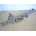 A deactivated Second World War German Panzerschreck anti-tank rocket launcher, retaining much