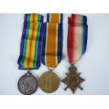 A first day of the Somme casualty medal group comprising 1914-15 Star, British War and Allied