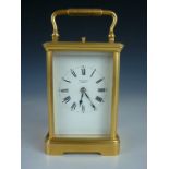 A late 19th / early 20th Century French repeater carriage clock, by E G Lameraille, Paris, the