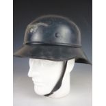 A Second World War German Luftschutz helmet