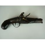 A late 18th Century French Gendarme's AN IX flintlock pistol