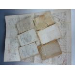 A First World War trench map of Zillebeke and six other War Office / Ordnance maps of France bearing