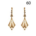 Gold and diamonds earrings