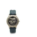 Steel and leather  Royal Canadian wristwatch Reloj Royal Canadian de pulsera unisex. En acero y