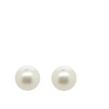 Gold and Australian pearl earrings Pendientes dormilona en oro con perla Australiana de 13 mm.