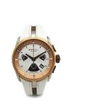 Breil steel and rose gold plated wristwatch Reloj cronógrafo Breil de pulsera unisex. En acero y