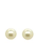 Gold and Australian pearl earrings Pendientes dormilona en oro con perla Australiana de 12 mm.,