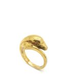 Gold dophin ring Sortija diseño delfín en oro. Medida: Nº 9.,Starting Price: €80