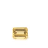 Citrino talla esmeralda. Medida: 19 x 14 x 10 mm. Peso: 23 ct.   Citrine  Start Price: €130