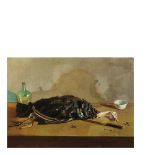 Rafael Durancamps (Sabadell, 1891-1979) El pavo. Óleo sobre tela. Firmado. Exposiciones. ´´Homenatge