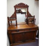 2 door Edwardian sideboard