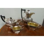 4 piece EPNS tea set