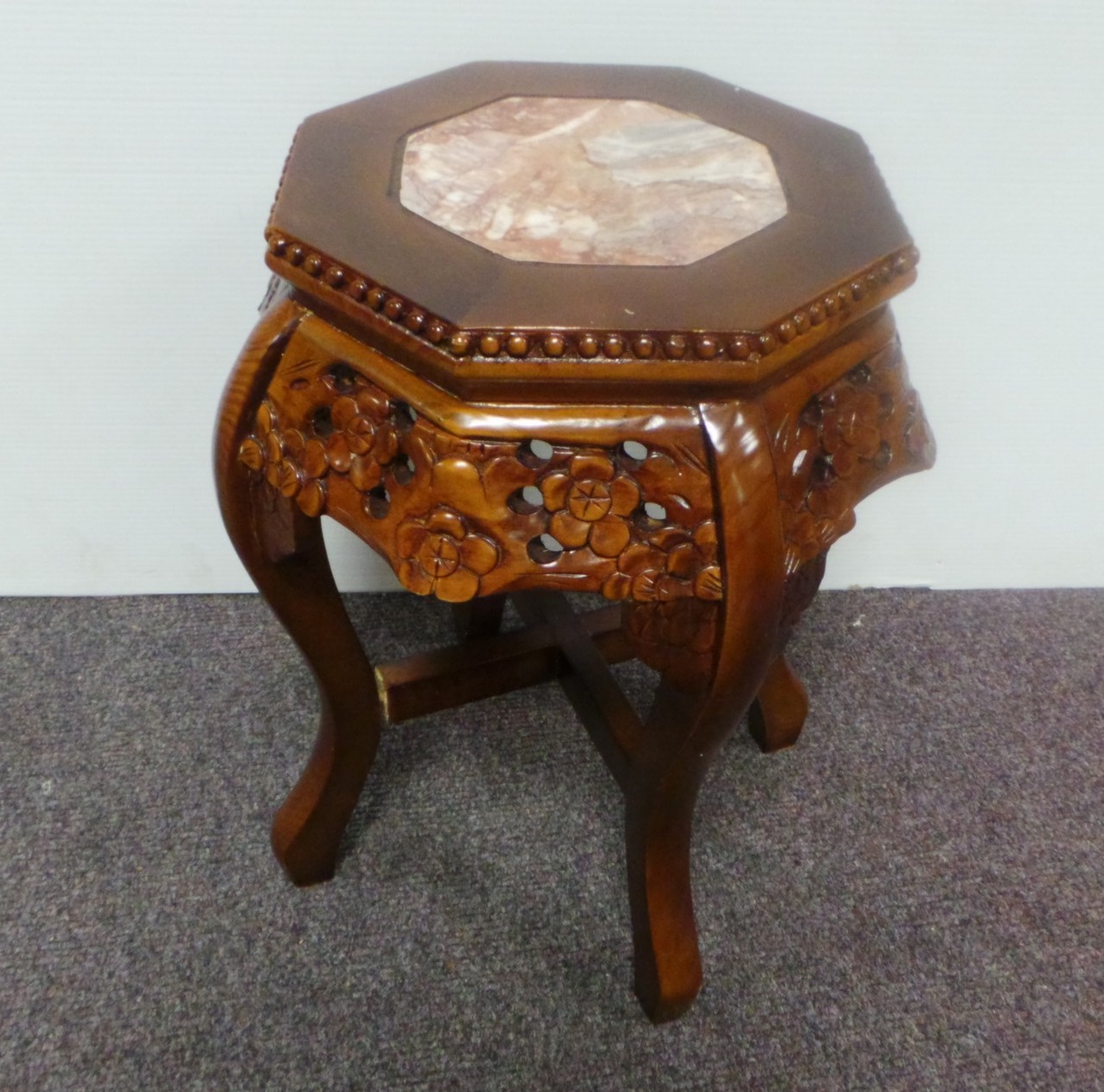 Carved occasional table