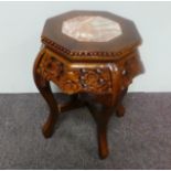 Carved occasional table