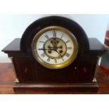 Inlaid Mantel clock