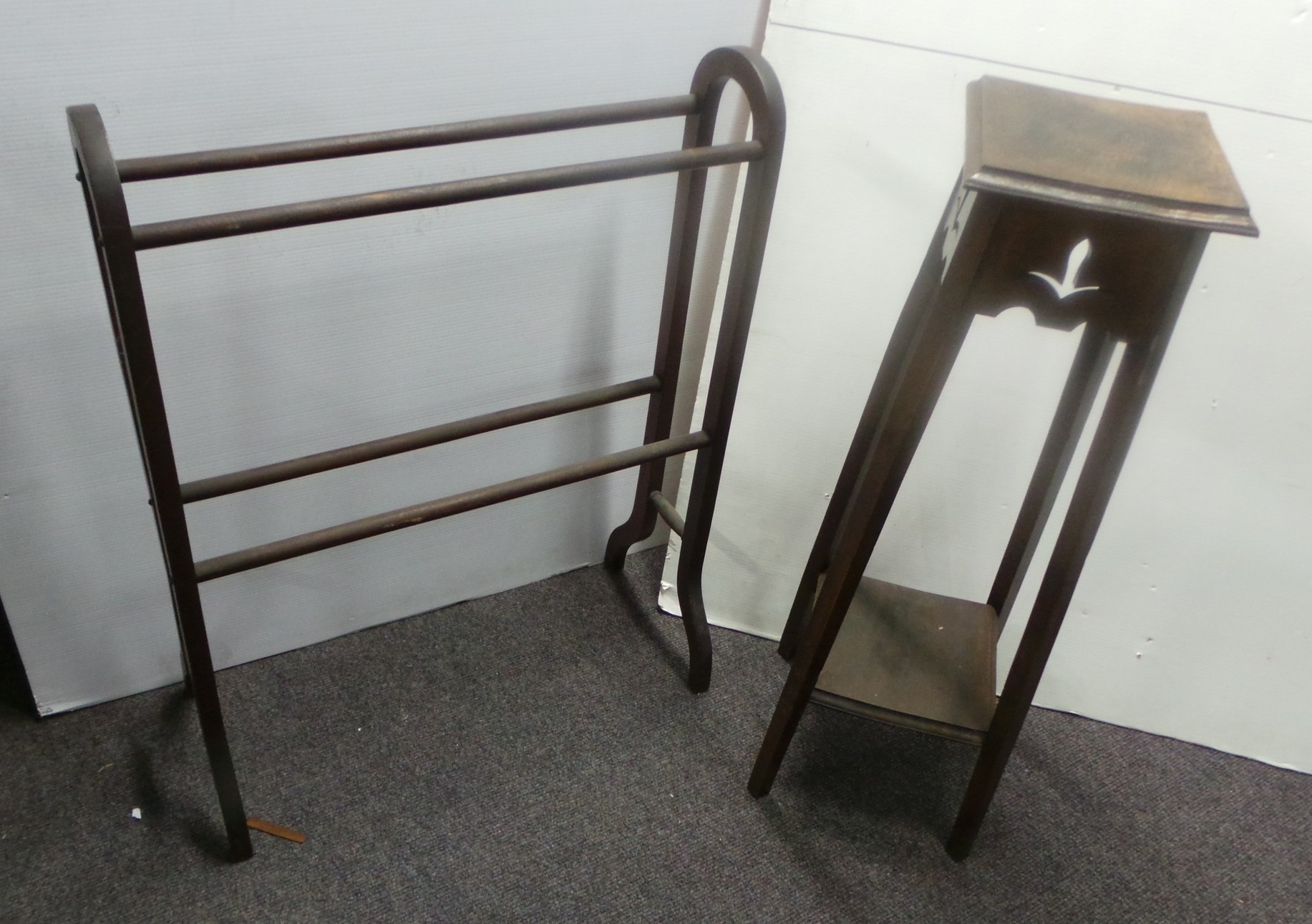 Plant stand and towel rail