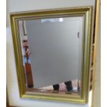 Gilt framed wall mirror