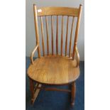 Elm rocking chair