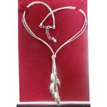 Sterling silver Italian necklet