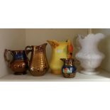 Assorted lot of 5x Jugs