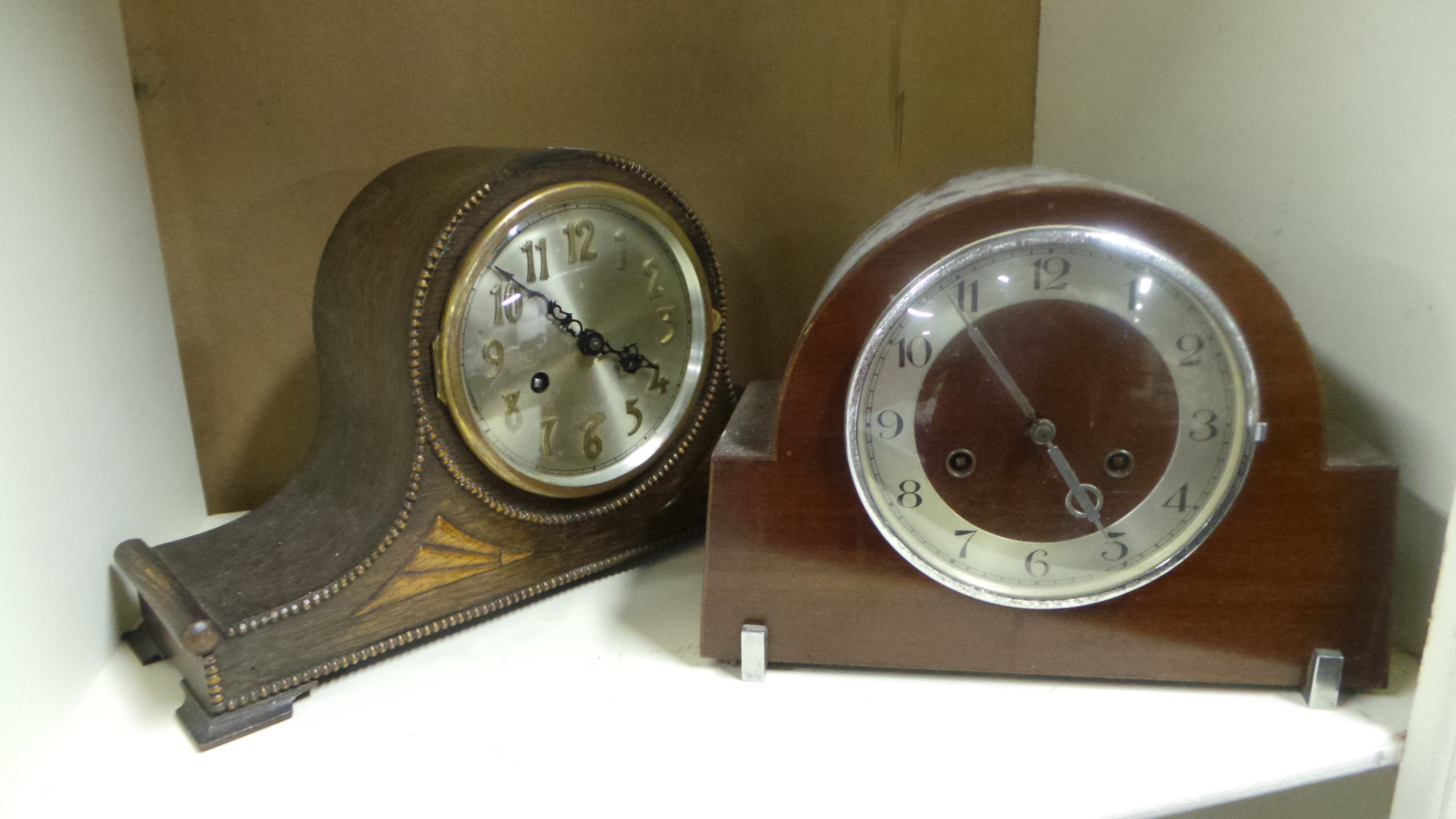 Lot of 2x mantel clocks