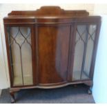 Mahogany display cabinet