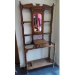 Oak hallstand