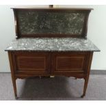 Marble topped washstand