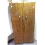 Vintage oak 2 door fitted wardrobe
