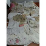 Large quantity of assorted linens