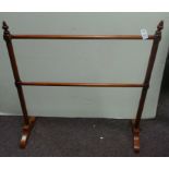 Mahogany towel rail