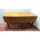 Victorian mahogany drop leaf table