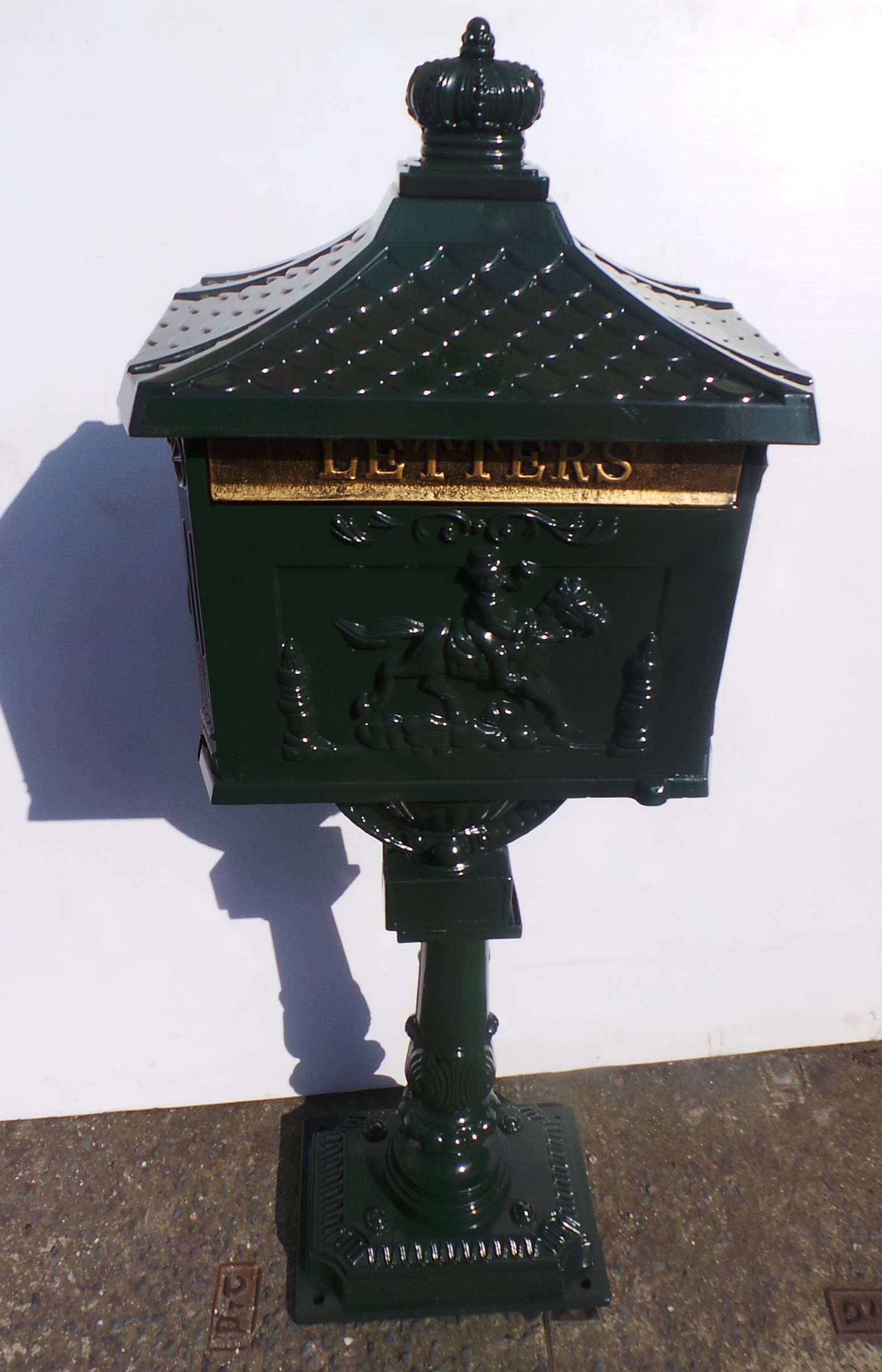 Pillar post box