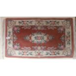 Wool carpet square (approx. 5ft 6" x 3ft)