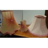 Lot of 3x lamp shades