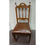 Set of 4x Oak dining room chairs